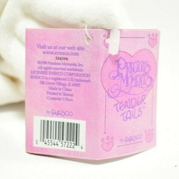 Vintage Enesco Precious Moments Tender Tails White Owl with Adoption Card - Picture 5 of 7